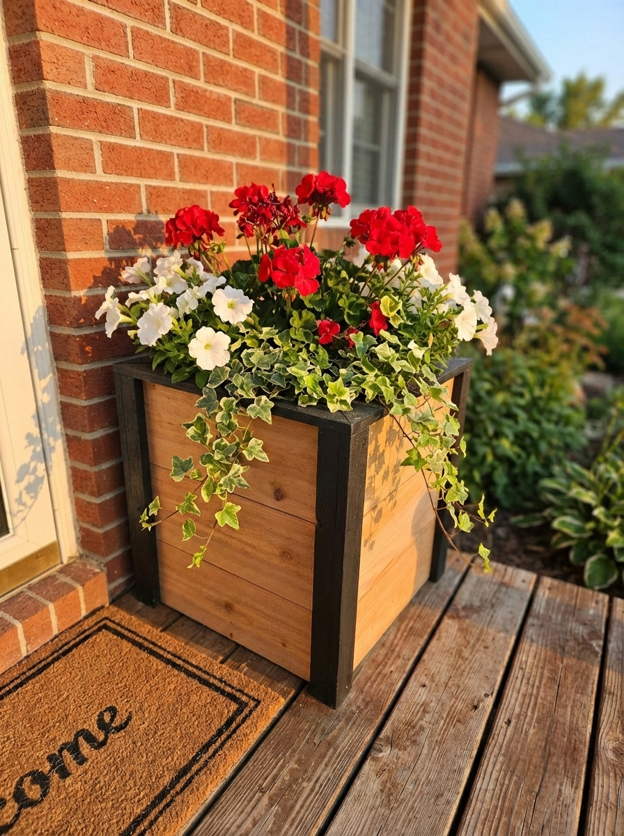 Deep Cedar Planter Box